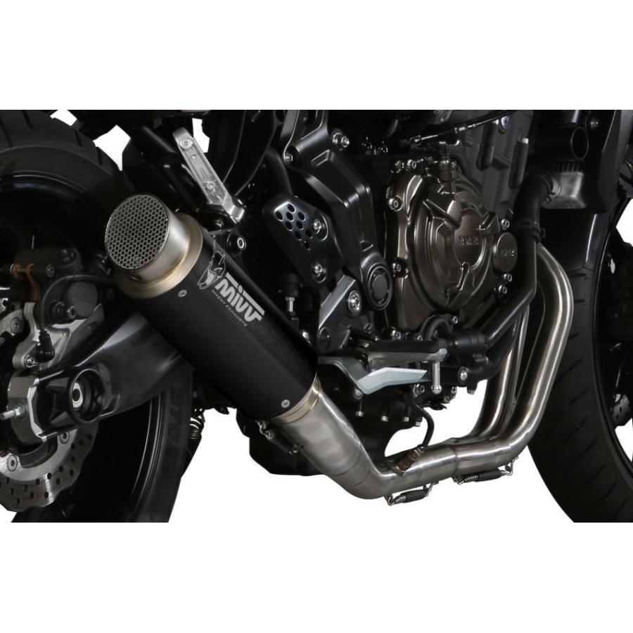 Mivv Exhaust MT-07(FZ-07) 14-20 フルエキ (触媒あり) ハイポジション