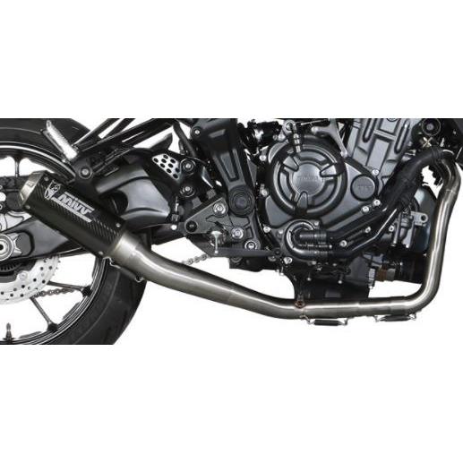 Mivv Exhaust MT-07(FZ-07) 2014-2024 フルシステム MK3 カーボン Y