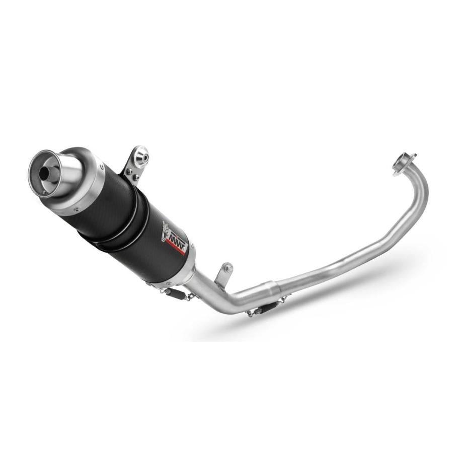 Mivv Exhaust YZF-R125 14-18 フルシステム (触媒なし) GP Y.047.L2S｜gigastation