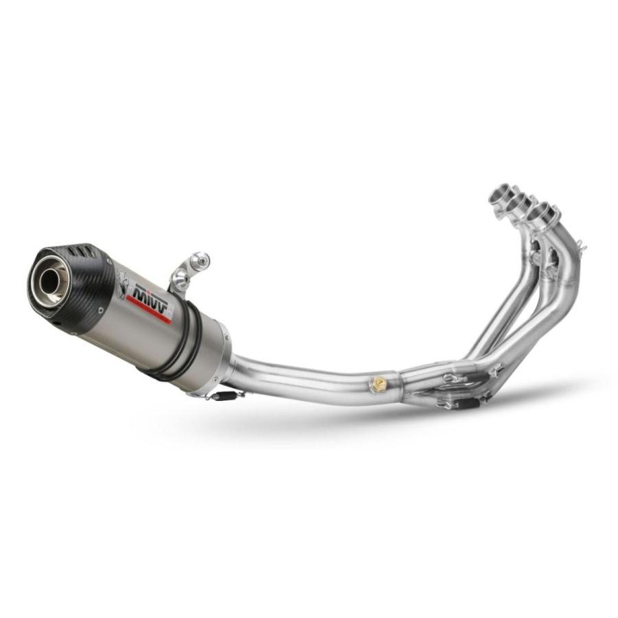 Mivv Exhaust XSR900 2016-2024 フルエキ オーバル (触媒なし) チタン 