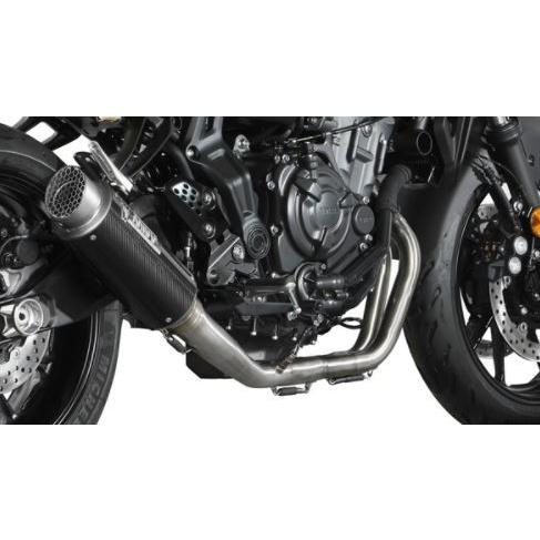 YAMAHA R1 ミブMIVV ステンレススチール マフラー Mivv Yamaha R7 22-24 フルエキ(触媒なし) SR-1 チタン