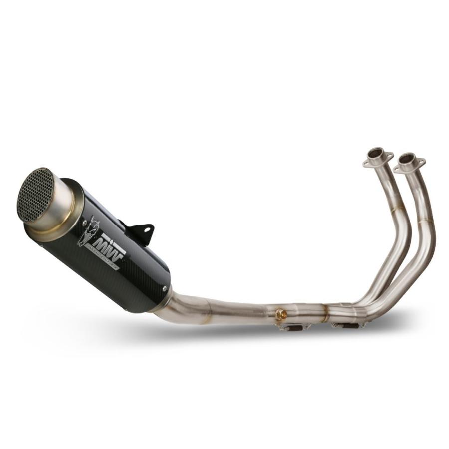 YAMAHA R1 ミブMIVV ステンレススチール マフラー Mivv Yamaha R7 22-24 フルエキ(触媒なし) SR-1 チタン