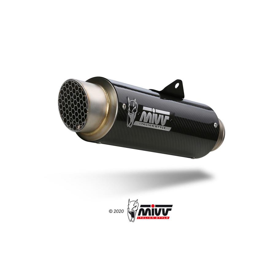 Mivv Exhaust MT-09(FZ-09) 2021-2023 フルシステム (触媒なし) カーボン Y.066.L2P_1