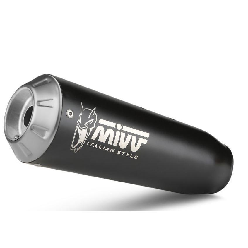 即納】Mivv Exhaust MT-125 20-24 フルシステム (触媒なし) X-M1 BLACK  