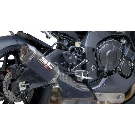 YZF-R1/ R1M 15-16 スリップオンサイレンサー SCプロジェクト SC1-S Y11A-T124Cの画像