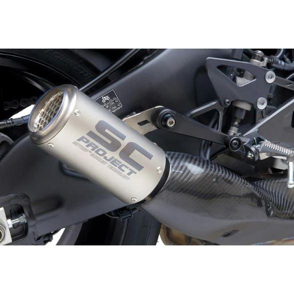 SCプロジェクト YZF-R1/ R1M 15-16 CR-T チタンスリップオン Y11A-T36TRの画像