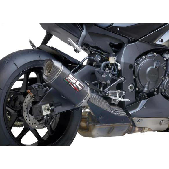 公道走行可 Yamaha YZF-R1 17-19 SC Project SC1-S スリップオン Y11B