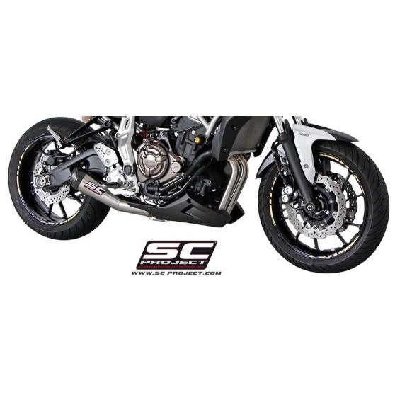 ヤマハMT-07用SC PROJECT風　ステンレス　フルエキゾースト ヤマハMT-07用SC PROJECT風ステンレスフルエキゾースト