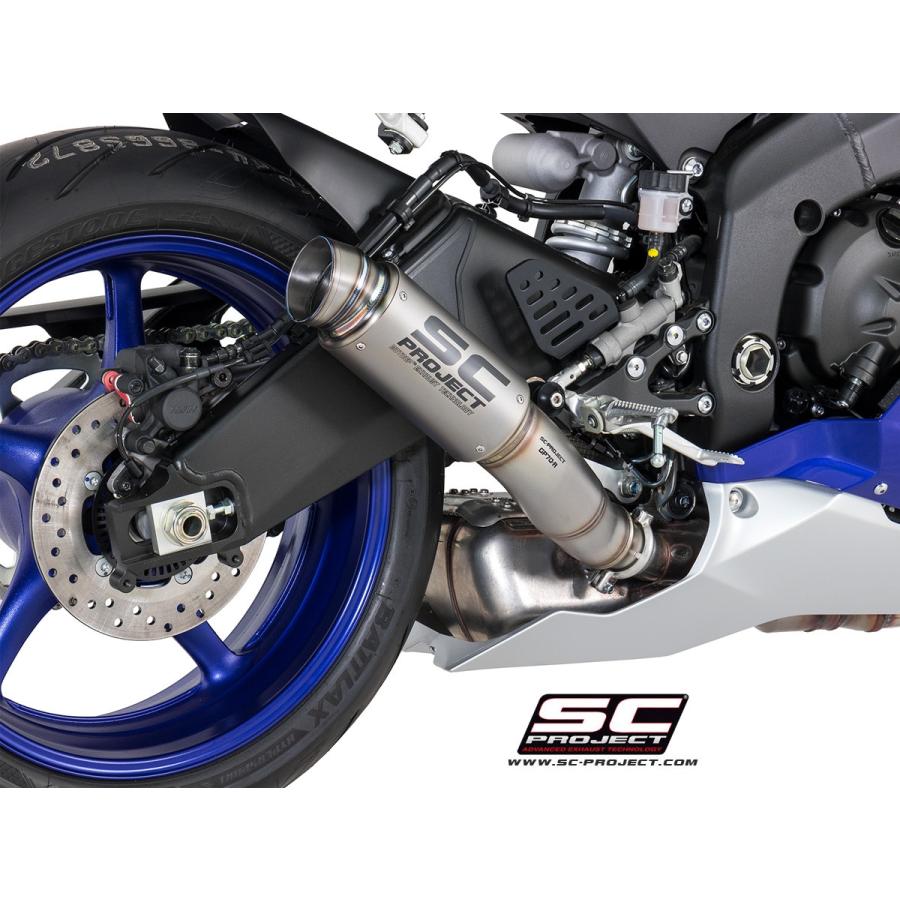 SCプロジェクト Yamaha YZF-R6 17-20 GP70-R スリップオンサイレンサー 