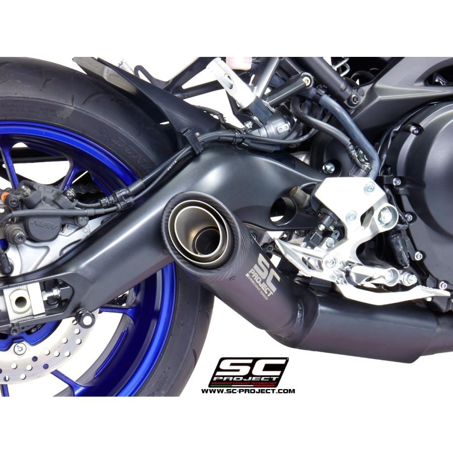 SCプロジェクト Yamaha MT-09 17-20 フルエキゾーストシステム 3-1 \u0026 S1サイレンサー \"ブラックエディション\"" Y22A-C41MB"