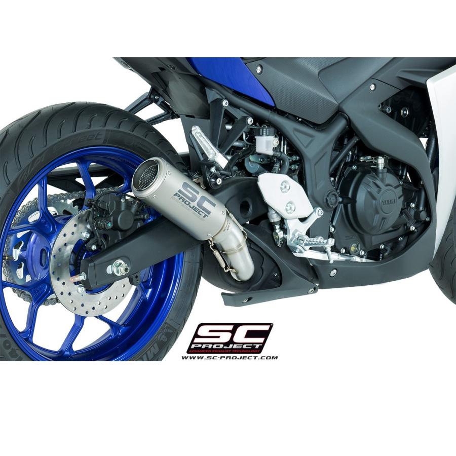 SCプロジェクト Yamaha YZF-R3 2015-2021 CR-T スリップオン チタン