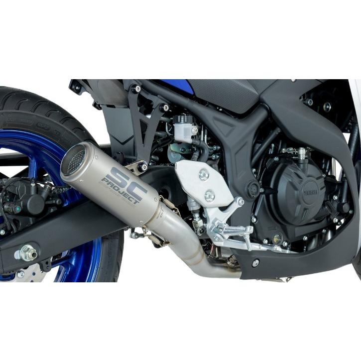 SCプロジェクト YAMAHA MT-25 2015-2021 CR-Tマフラー 2-1フルシステム