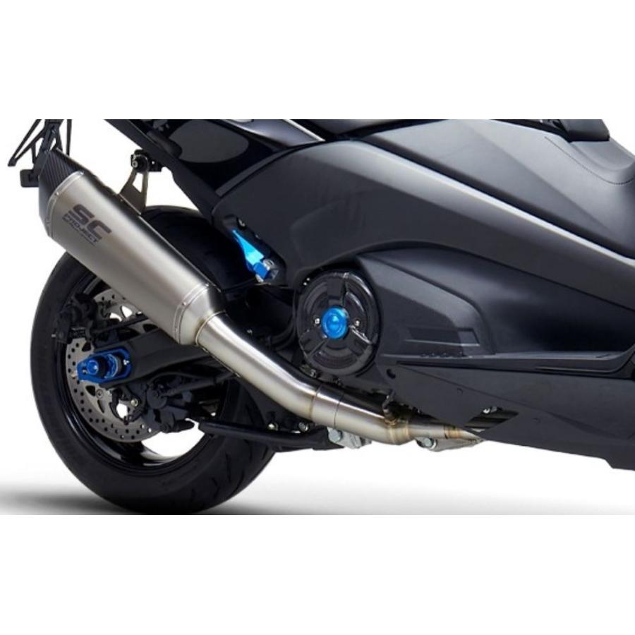 SCプロジェクト Yamaha TMAX 530 2017-2019 2-1& SC1-R フルエキ チタン/カーボンエンド Y24-C93T