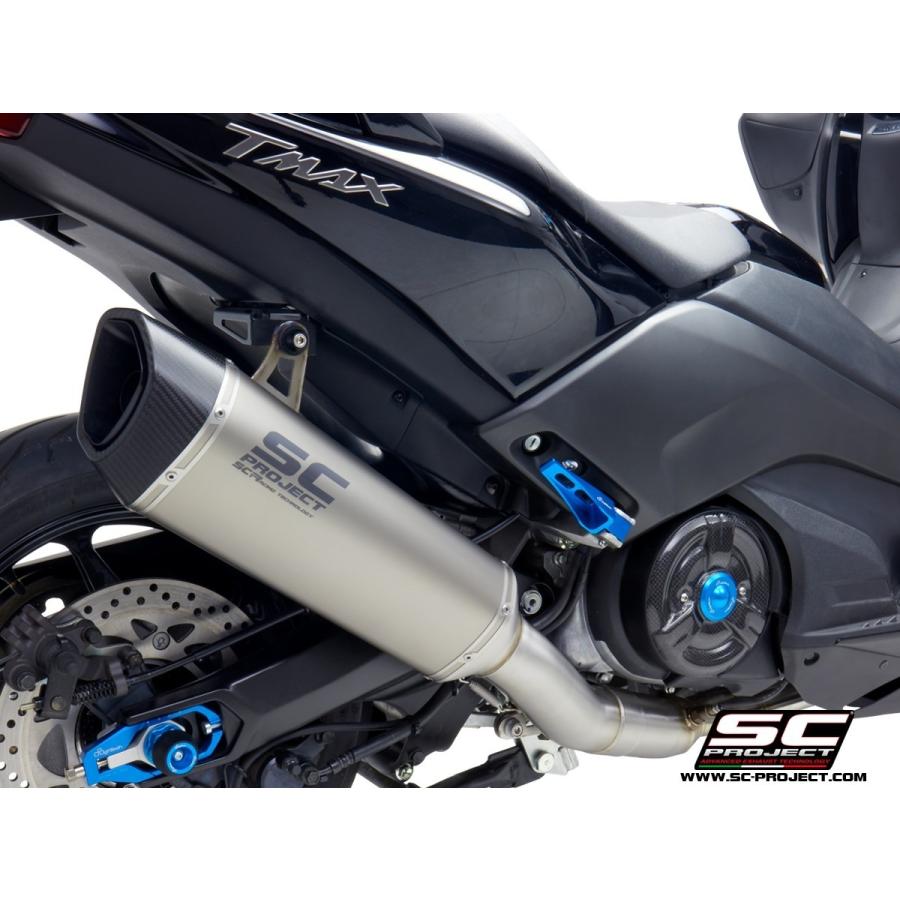 SCプロジェクト Yamaha TMAX 530 2017-2019 2-1& SC1-R フルエキ チタン/カーボンエンド Y24-C93T