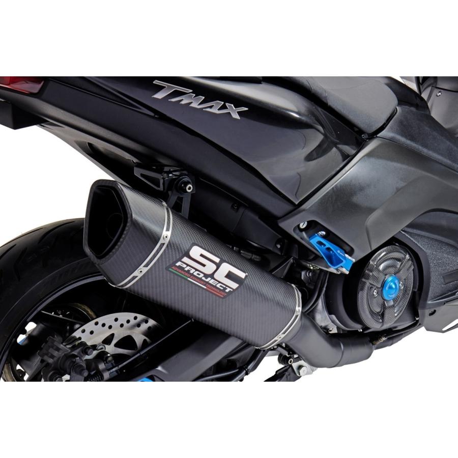 TMAX 530 / SX / DX / SX SPORT EDITION 17-19 2-1 フルエキゾーストシステム\u0026サイレンサー ”ブラックエディション” SCプロジェクト SC1-R Y24-CMB93C