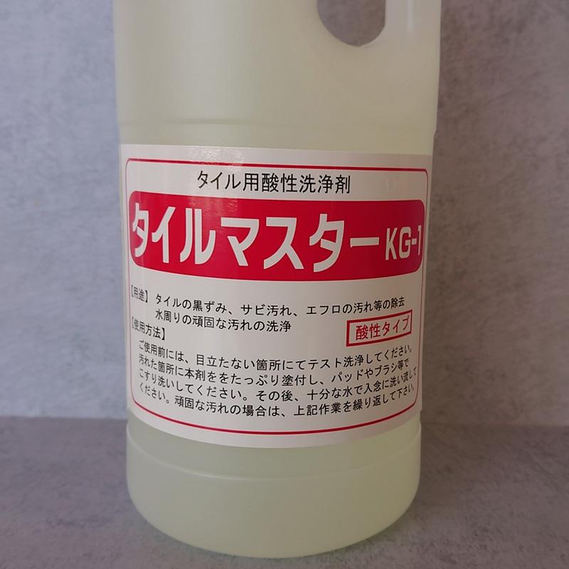 タイルマスターKG-1 1kg 業務用タイル酸性洗剤 玄関ポーチの錆びた