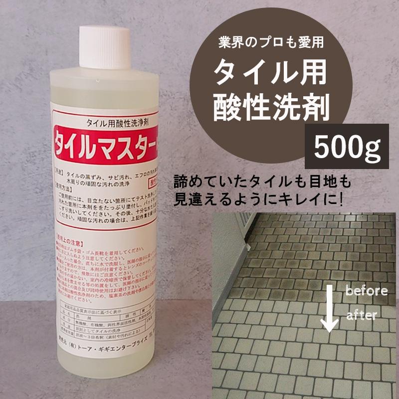 タイルマスターKG-1 500g 業務用タイル酸性洗剤 玄関ポーチの