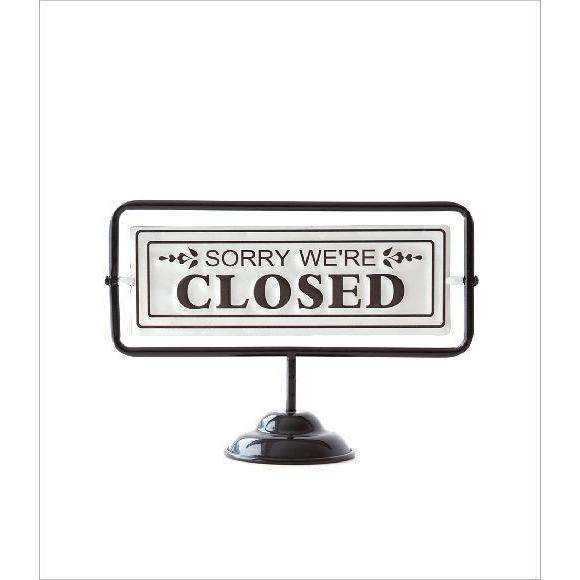 オープン クローズド OPEN CLOSED 看板 サイン プレート 回転式 オープン クローズド OPEN CLOSED 看板 サイン プレート 回転式