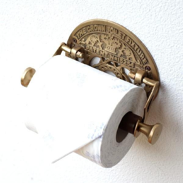 トイレットペーパーホルダー アンティーク おしゃれ 真鍮 ゴールド ヨーロピアン 金属製 レトロな真鍮のトイレットペーパーホルダー B Jxmdqmqabn Superopticas Com