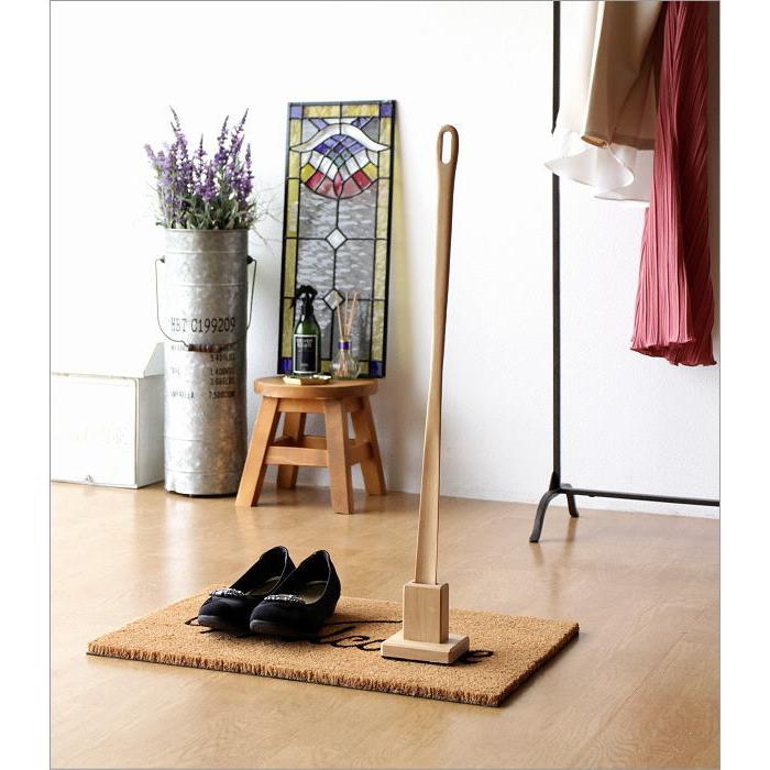 靴べら ロング 木製 スタンド付き おしゃれ 70cm シューホーン 靴べら ロング 木製 スタンド付き おしゃれ 70cm シューホーン