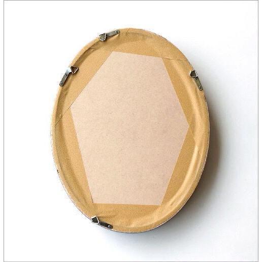 イタリア製 オーバルウォールミラー 木製 鏡 ブラウン 楕円 壁掛け ミラー 鏡 壁掛けミラー おしゃれ 楕円形 シンプル モダン 木製 無垢