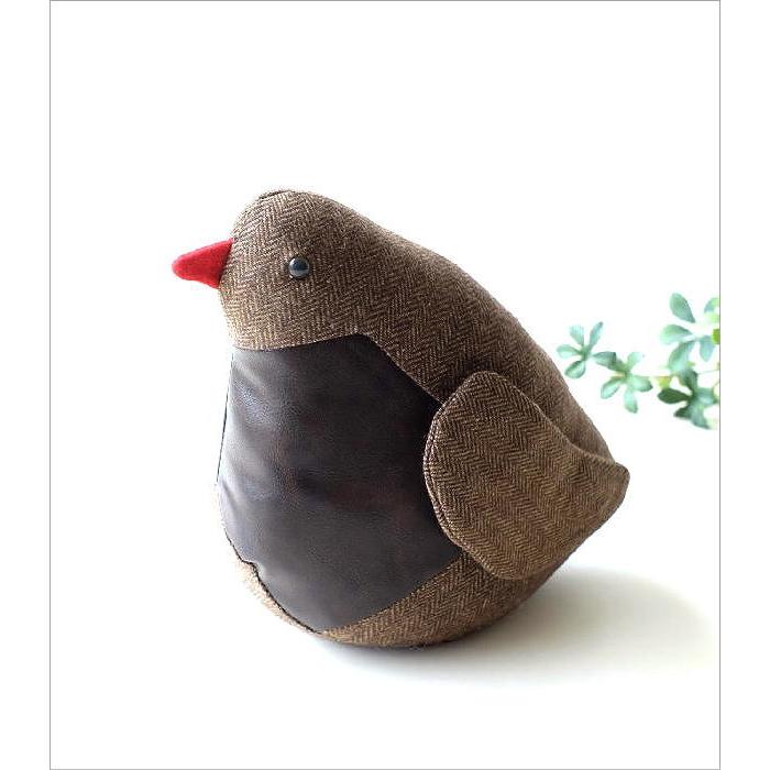 ドアストッパー 室内 置き型 鳥 バード ぬいぐるみ かわいい 布 動物