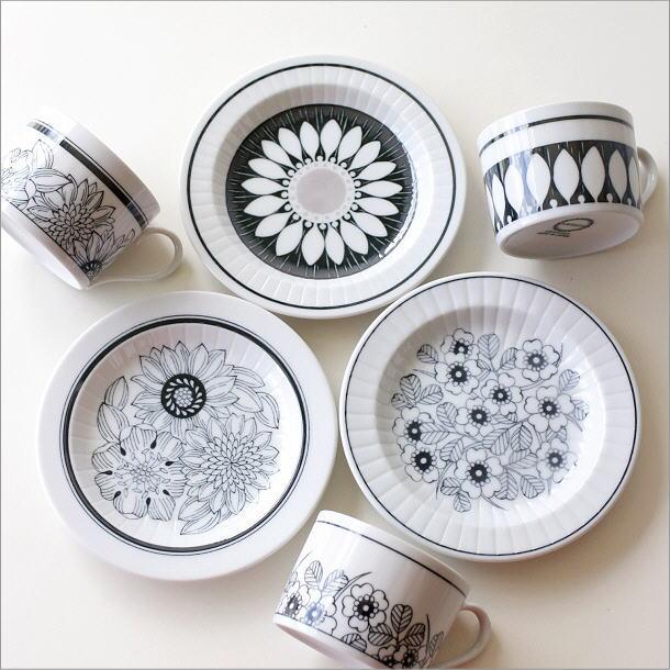 カップ＆ソーサー おしゃれ 磁器 かわいい マグカップ＆プレート 美濃