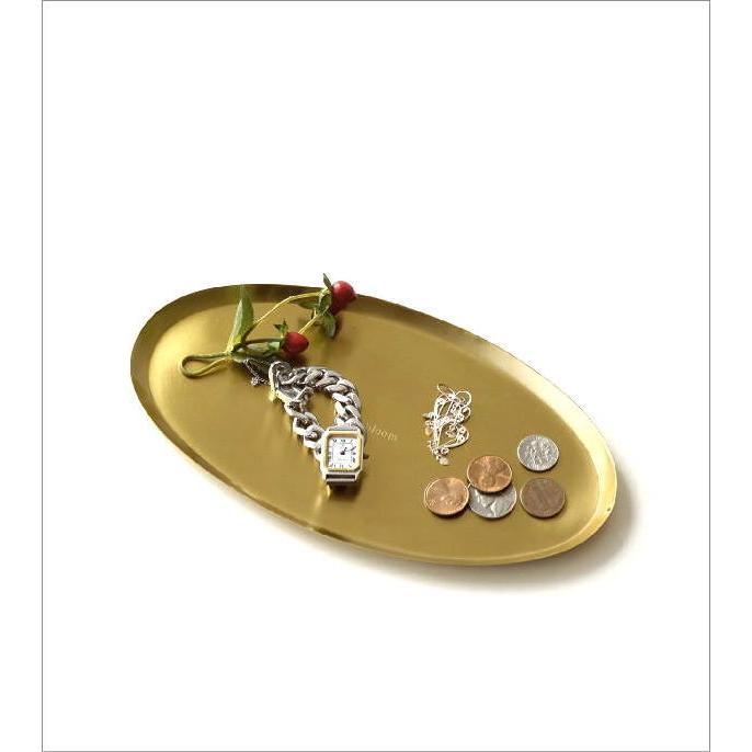 星型 ゴールド 陶器トレイ 真鍮風 トレイ Sサイズ トレー ゴールド オーバル フラワー スター