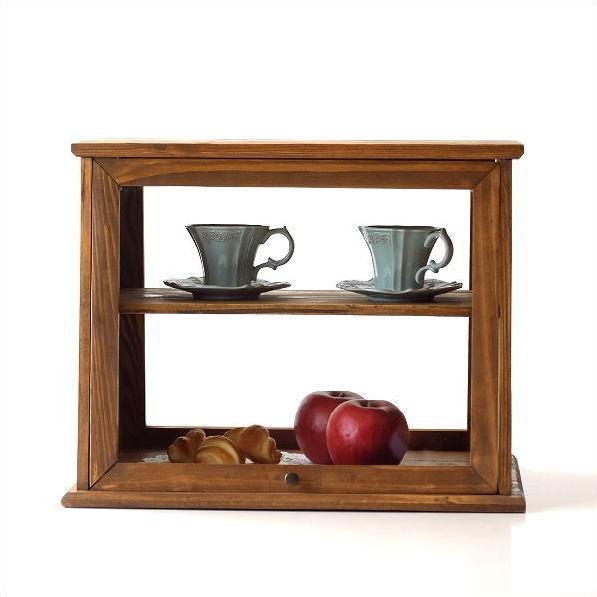 海外正規品 ガラスキャビネット キッチン 収納 シェルフ 見せる収納 飾り棚 飾棚 ショーケース 扉付き収納 スパイスラック ウッドラック シャビーな両面オープンラック 在庫限り Www Gettoknowmontco Com