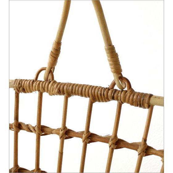 かご カゴ バスケット ラタン 収納かご 小物入れ 持ち手 取っ手付き