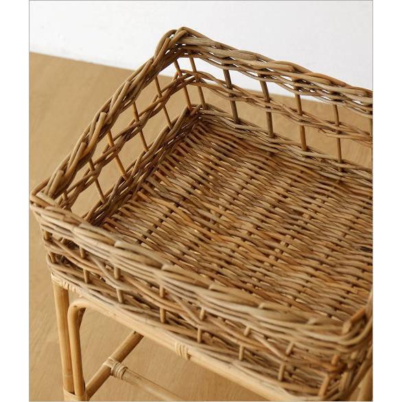 バスケット アラログ 2段 収納 おしゃれ ランドリーラック