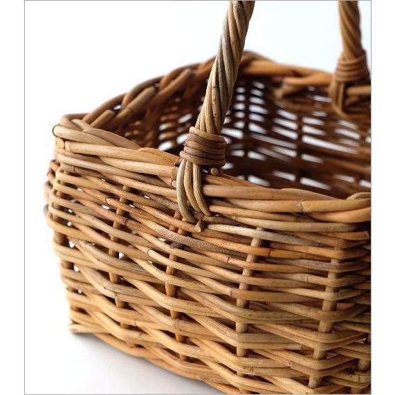 かご カゴ バスケット スクエア おしゃれ ナチュラル オーバル 編み