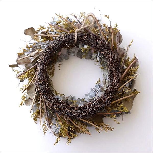 リース 玄関 飾り ナチュラル おしゃれ 壁掛け かわいい ドライ