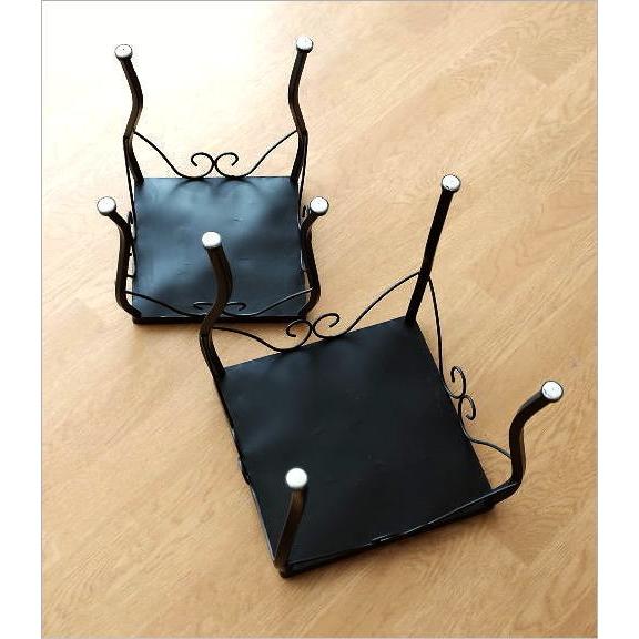 プランタースタンド おしゃれ フラワーテーブル 花台 2点セット 屋内