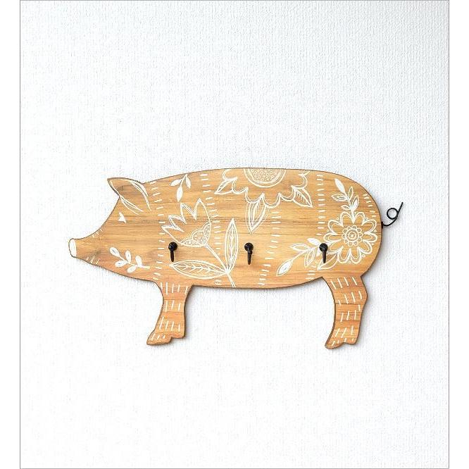 フック 壁 おしゃれ 壁掛けフック ウォールフック かわいい 可愛い ナチュラル 木製 ウッド ブタ 玄関 リビング 引っ掛け ハンガー ピッグウォール フック Dcr4598 ギギリビング 通販 Yahoo ショッピング