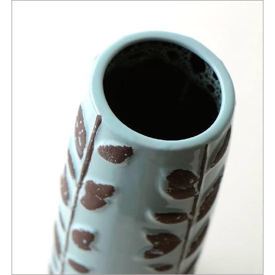 花瓶 陶器 フラワーベース 花器 おしゃれ ロング 枝もの 陶器のロングベース Dcr5806 ギギリビング 通販 Yahoo ショッピング