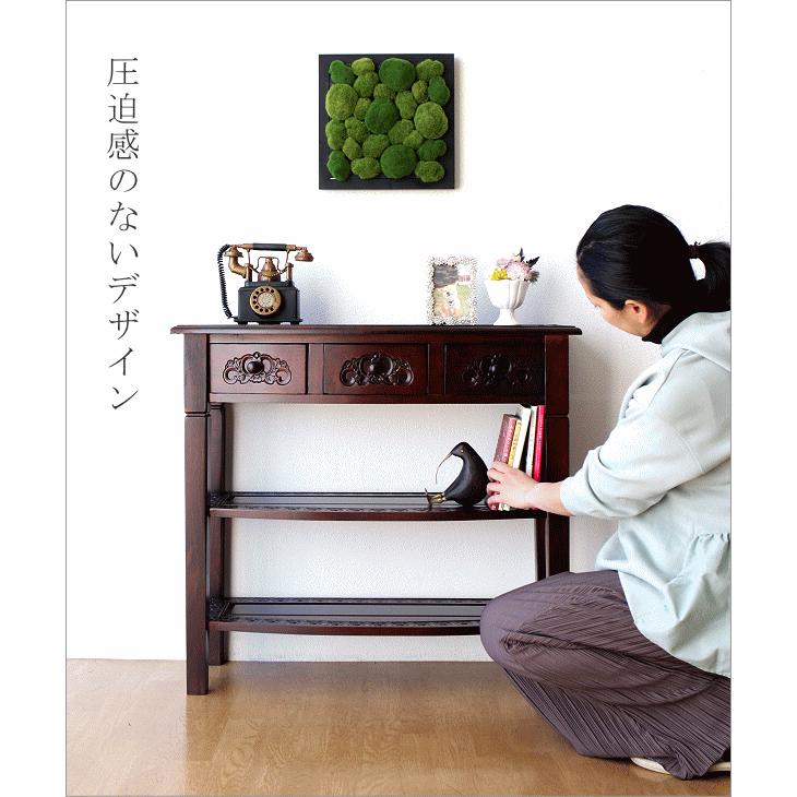 アンティーク 家具 棚 シェルフ コンソールテーブル 電話台 アンティーク 家具 棚 シェルフ コンソールテーブル 電話台