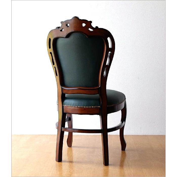 アンティーク調　猫脚　ダイニングチェア　椅子　クラシック　A 猫脚 ダイニングチェア ブリリアン クラシック調 白系 完成品