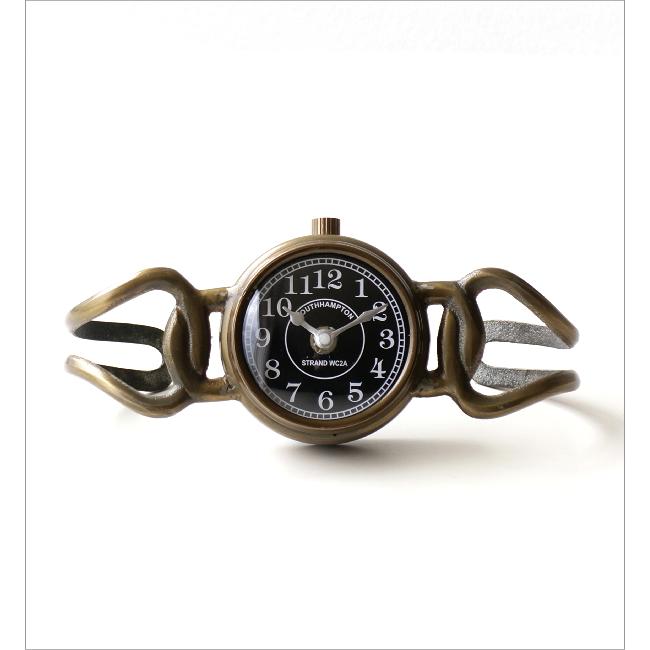 置き時計 置時計 アンティーク おしゃれ アナログ 小さい 真鍮