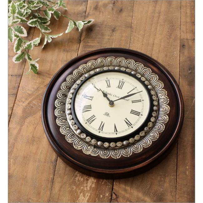 掛け時計 木製 アンティーク レトロ 壁掛け時計 おしゃれ 見やすい