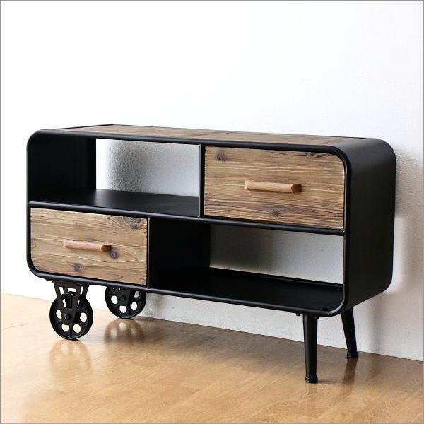 チェスト アイアン ウッド おしゃれ ヴィンテージ テレビ台 収納