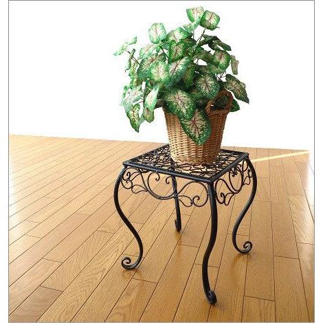 花台 フラワースタンド おしゃれ アイアン アンティーク 鉢置き台 猫脚