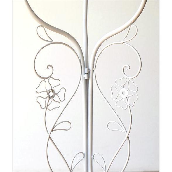 アイアン フラワースタンド おしゃれ 花鉢 ガーデニング 白 花台