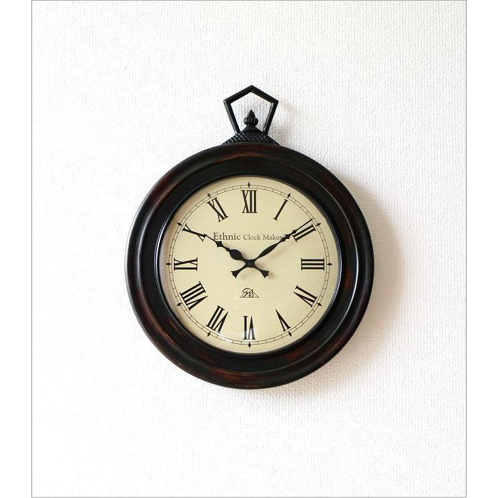 掛け時計 壁掛け時計 アンティーク 木製 おしゃれ レトロ クラシック