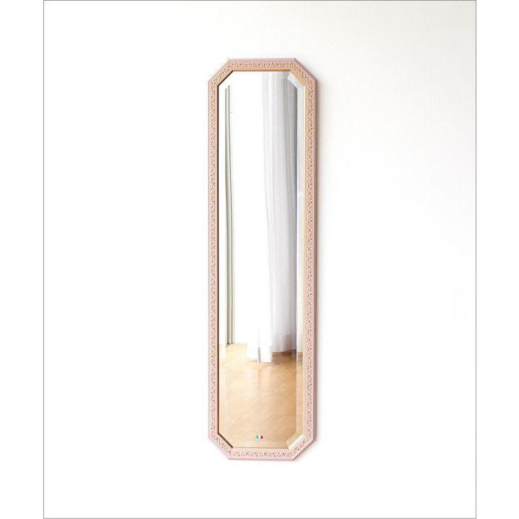 クラシックデザイン オーバル型姿見イタリア製全身鏡姫家具