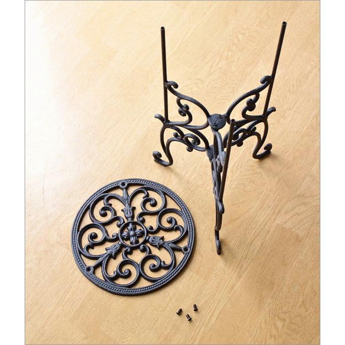 置物 オブジェ 花器 鉢 水盤 ガラス アイアン スタンド 台付 脚付き レトロ 置物 オブジェ 花器 鉢 水盤 ガラス アイアン スタンド 台付 脚