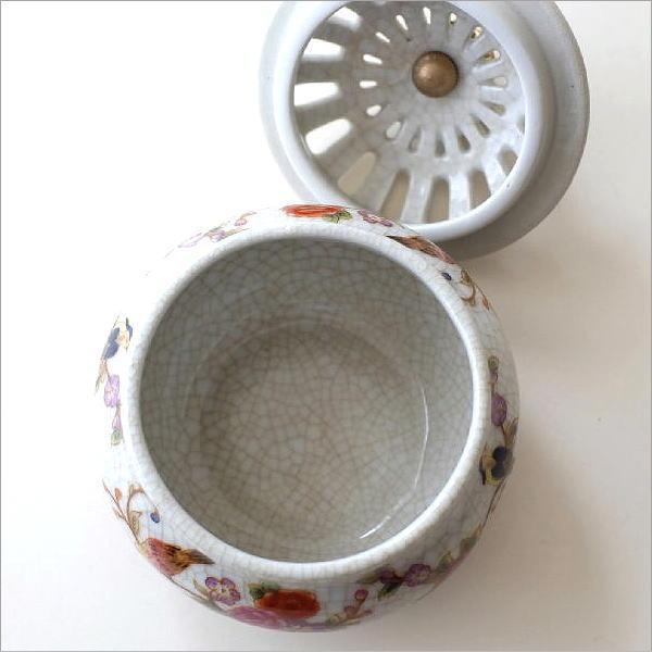 陶器　小物入れ 陶器 小物入れ おしゃれ シンプル 真鍮 蓋付き ボックス アンティーク