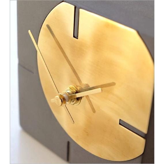 置き時計 おしゃれ アナログ 小さい ミニ 北欧 モダン シンプル ゴールド 文字盤なし コンクリートテーブルクロック Gra94 ギギリビング 通販 Yahoo ショッピング