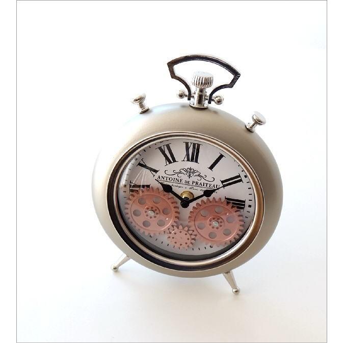 置き時計 置時計 アナログ アンティーク モダン クラシック かっこいい