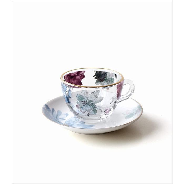 カップ ソーサー 磁器 ガラス おしゃれ かわいい アンティーク エレガント カフェ コーヒーカップ ソーサー セット ガラスカップのc S ブロッサム Hal2669 ギギリビング 通販 Yahoo ショッピング